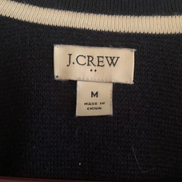 J-Crew Factory Navy Blue Cardigan - Picture 3 of 4
